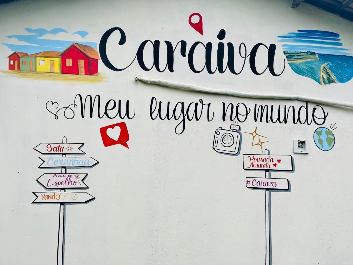 Pousada Aquarela Caraíva Exterior foto